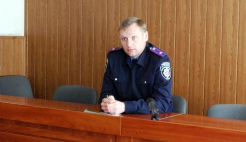 Начальник сектора ювенальной превенции Алексей Перекрест