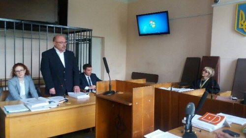 Александр Сорокин в зале суда