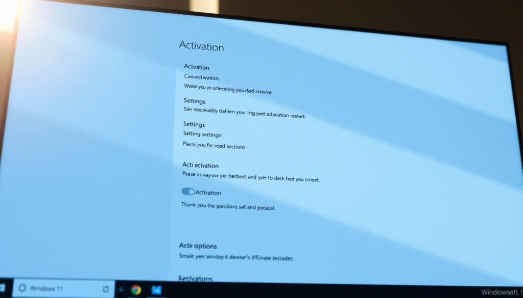 настройки активации Windows 11